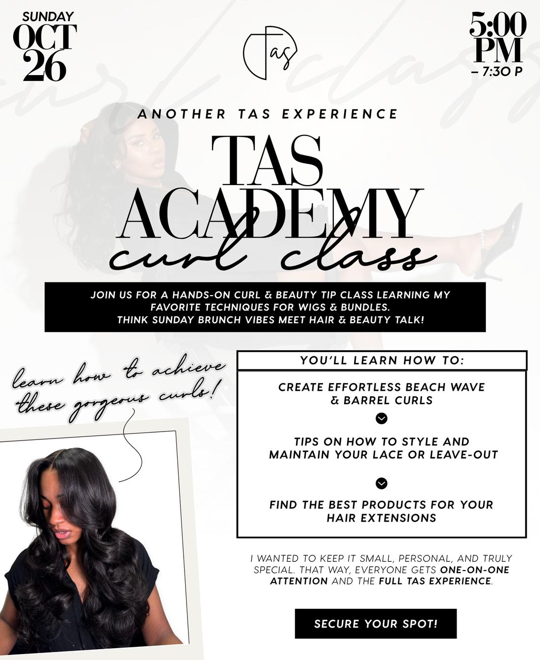 TAS Academy: Curl Class